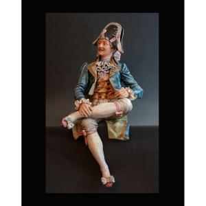 Statue In A Simulated Setting, 19th Century