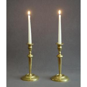 Pair Of Directoire Period Candlesticks 
