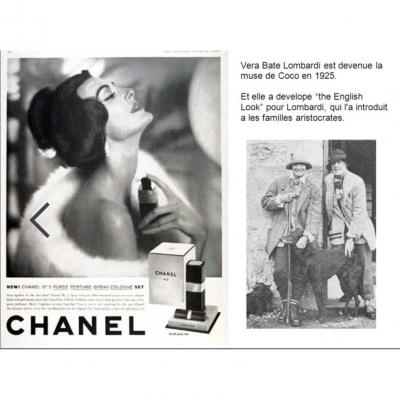 Coco Chanel & Vera Lombardy Sterling Silver Cigarette Case