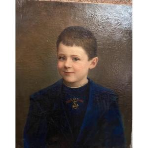 Portrait Of Young Naval Officer