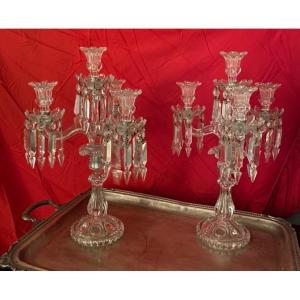 Baccarat Candelabras Candlesticks Girandoles