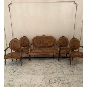Louis XVI Salon - Aubusson Tapestry