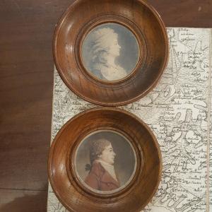 Pair Of Revolutionary Physionotraces 1795