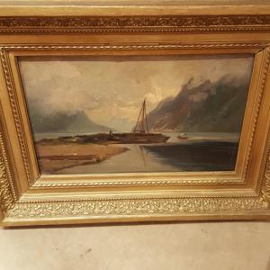 Landscape Marine Asia XIXth 1867