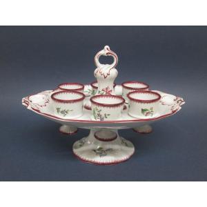 Sarreguemines, Eggcups Holder, Decor "strasbourg"