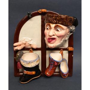 Sarreguemines, Shoemaker's Smokehouse, Majolica, Tobacco Pot, Smoker
