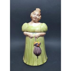 Sarreguemines, Biedermeier Tobacco Jar