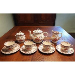 Sarreguemines, Fleury, Tea Set