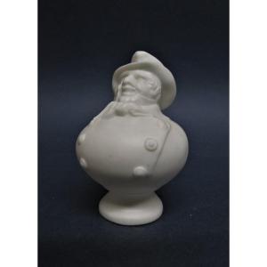 Sarreguemines, Parian, Milk Jug, Pitcher, Porcelain