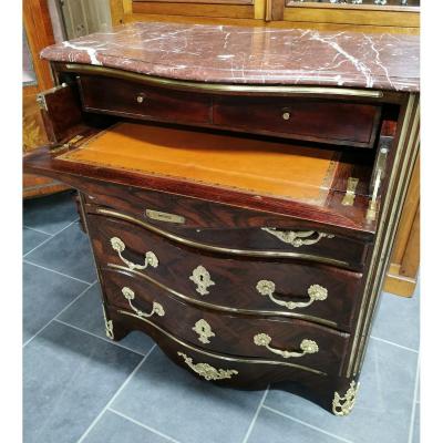 Rare Commode Secrétaire style régence 19 éme