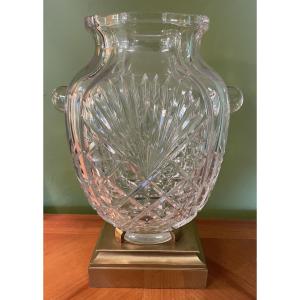 Large Baccarat Crystal Vase XIX Eme