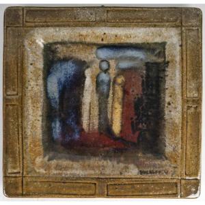 Voldemar Volkoff: A Ceramic Painting.