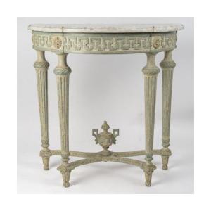 A Console Table In Louis XVI Period.