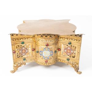 Neo-gothic Altar Lectern Or Thabor. 19th Century.