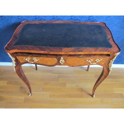 A Napoleon III Period (1848 - 1870) Desk In Louis XV Style.