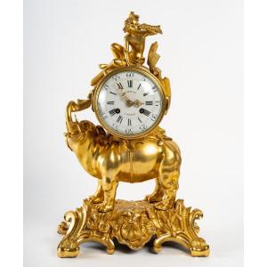 A Clock In Louis XV Style.