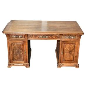 Majorelle Art Nouveau Desk “with Pine Cones”