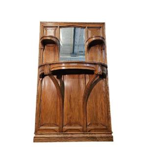 Art Nouveau Wall Console "tulips"