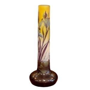 Emile Gallé Vase “aux Iris”
