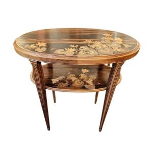 Emile Gallé "cyclamens" Flying Table