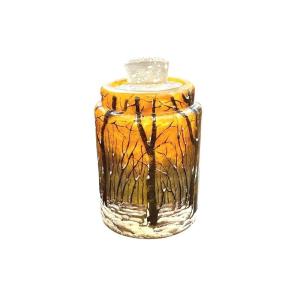 Daum Nancy Art Nouveau Bottle "in The Snow"