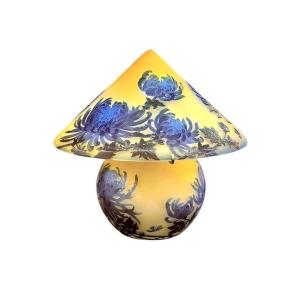 Emile Gallé Art Nouveau Mushroom Lamp "tokyo Chrysanthemums"