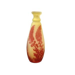 Emile Gallé Art Nouveau Vase "acanthus"
