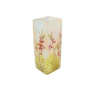 Daum Nancy Art Nouveau Vase "cardamine Des Prés"