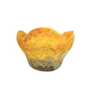 Daum Nancy Art Nouveau Vase "mimosas"