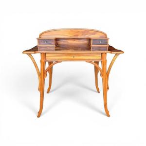 Emile Gallé Art Nouveau Desk 