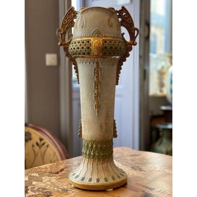 Amphora Large Art Nouveau Vase