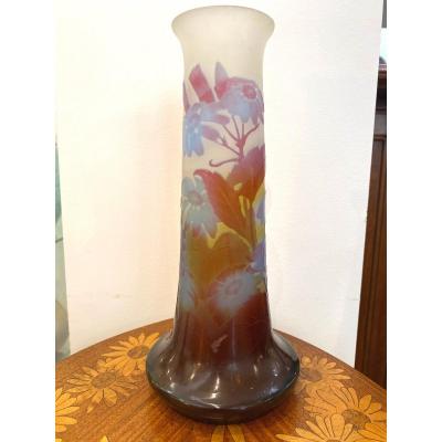 Gallé Art Nouveau Vase