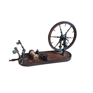18th Century Table Spinning Wheel 