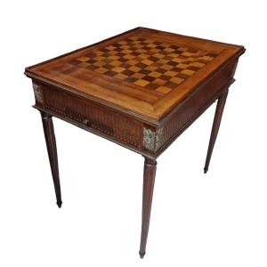 Tric-trac Table, Bordeaux Work, Louis XVI Period