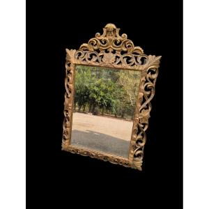 19th Century Carved Gilded Mirror 