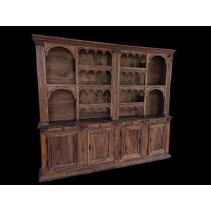 Large Apothecary Cabinet In Natural Wood 