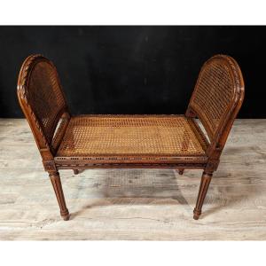 Louis XVI Piano Bench Cane