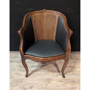 Louis XV Office Chair With Canework