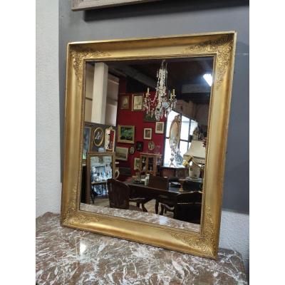 Napoleon III Rectangular Golden Mirror