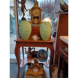 Pair Of Muller Frères Luneville Vases