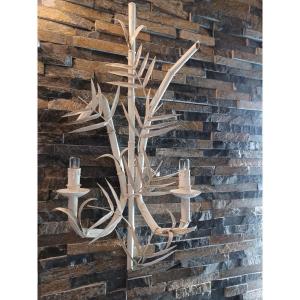 1970, Pair Of Sconces, Bamboo Model