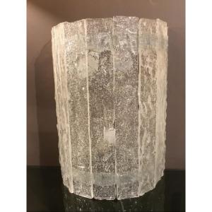 Large Blown Glass Sconce. Design 1970. Murano