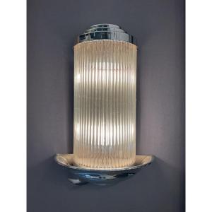Large Pair Of Modern Art Sconces Circa 1970