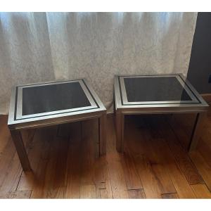 Pair Of Coffee Tables By Giacomo Sinopoli For Mercier, Italy, 1970