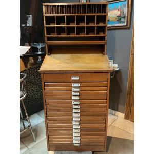 Antique Printing Press Furniture From The 1930s 