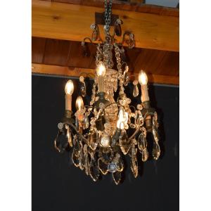 Cage Chandelier With Tassels