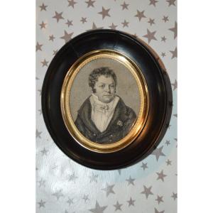 Physionotrace, Portrait Of The Military Intendant Robinot