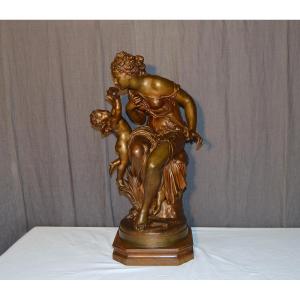 Large Sculpture Signed Mathurin Moreau