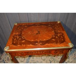 Marquetry Games Table