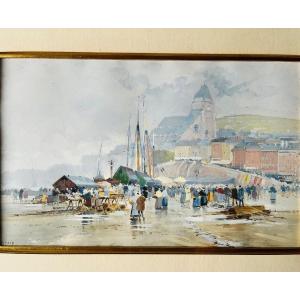 Galen -laloue Fish Market Le Tréport